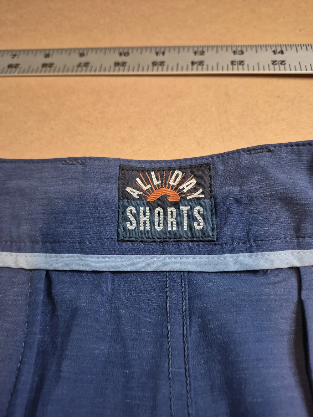 Faherty Navy Blue Flat-Front Performance Shorts 4567/7
